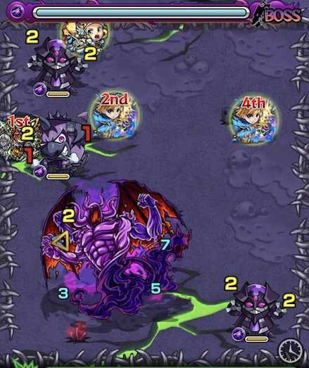 闇の獣神竜を求めてのボスステージ1召喚ご .jpg