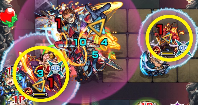 相互蘇生するペアを同時に倒そう