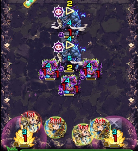 禁忌の獄20ステージ1攻略