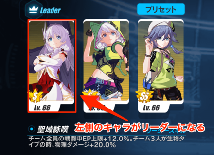 崩壊3rd パーティ リーダーキャラの変更方法 ゲームエイト