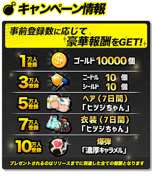 事前登録キャンペーン画像