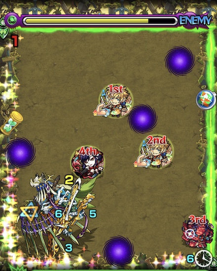 ヴィーラステージ4クロスドクロ後