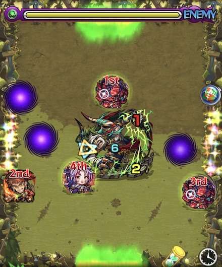 ヴィーラ ステージ3のドクロ後