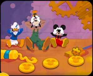 ミッキーの大時計