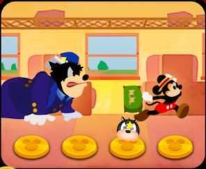 ミッキーのドキドキ汽車旅行