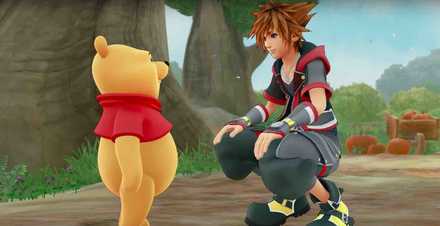 プーさんとソラ