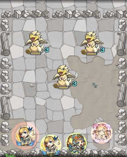 落葉の高原1ステージ1攻略