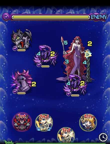 クインベリルステージ1の攻略