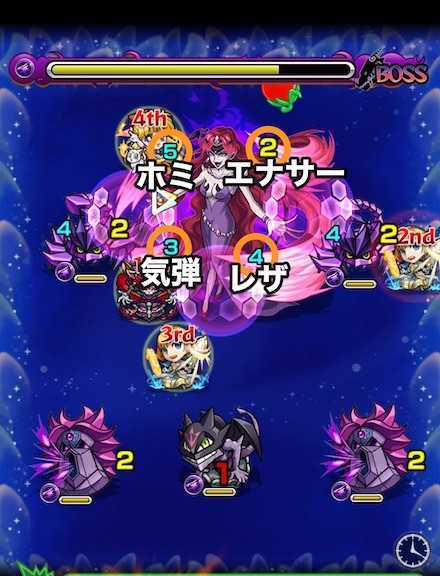 クインベリルのボス3攻略