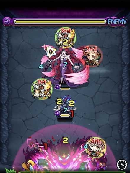 クインメタリアステージ4の暗転後