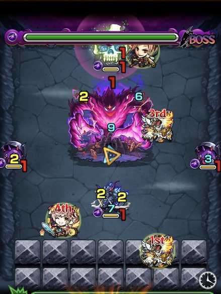 クインメタリアボス1暗転後