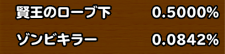 目玉装備排出確率の画像