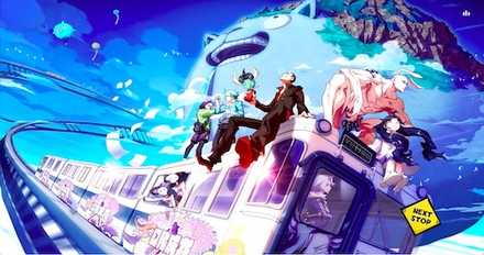 非人類学園 バナー