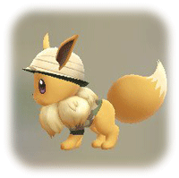 ピカブイの相棒のサファリセット(イーブイ)