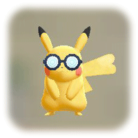 ピカブイのびんぞこメガネ(ピカチュウ)