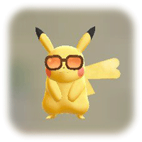 ピカブイのたそがれサングラス(ピカチュウ)