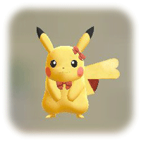 ピカブイのレッドリボン(ピカチュウ)