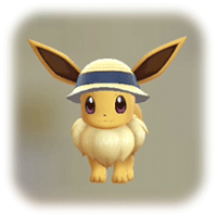 ピカブイのむぎわらハット(イーブイ)