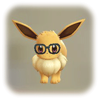 ピカブイのくろフチメガネ(イーブイ)