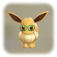 ピカブイのみどりフチメガネ(イーブイ)