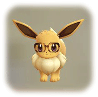 ピカブイのべっこうがらメガネ(イーブイ)