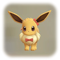 ピカブイのレッドぷちリボン(イーブイ)