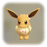 ピカブイのチェックぷちリボン(イーブイ)