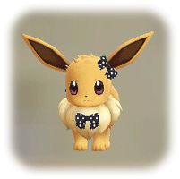 ピカブイのドットリボン(イーブイ)