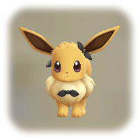 ピカブイのブラックスカーフ(イーブイ)