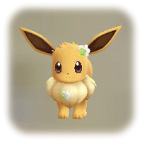 ピカブイのしろのはなかざり(イーブイ)