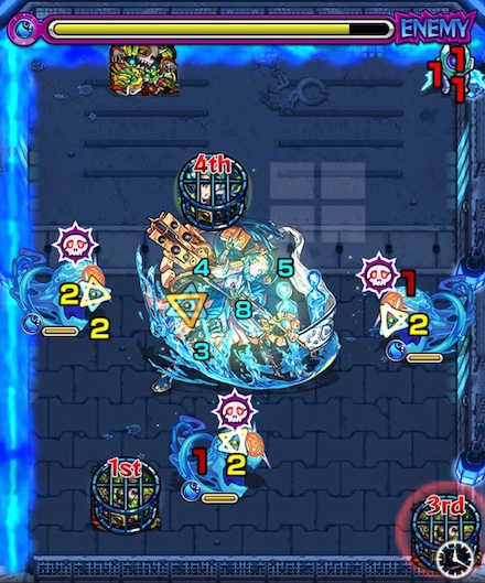 アラミタマステージ2クロスドクロ処理後