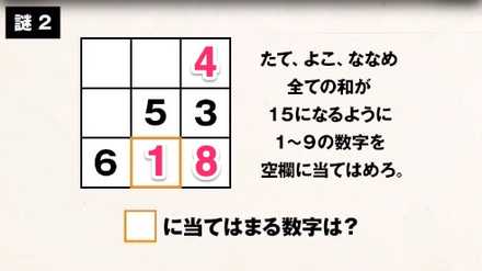 謎2の答えの画像