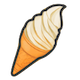 [ソフトクリームのアイコン