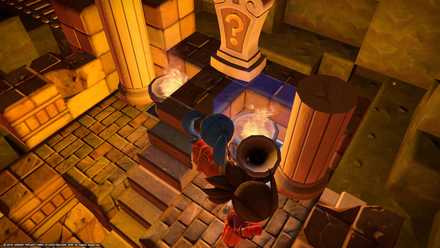 地図下層の炎の聖堂の北のビルダーパズル