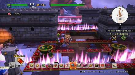 前半の衝撃波攻撃