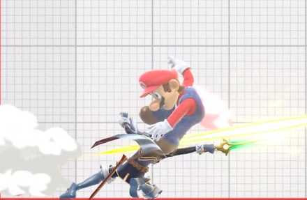 ルキナの横必殺技の下