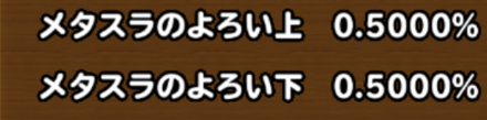 目玉装備排出確率の画像
