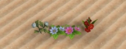 集める必要がない花