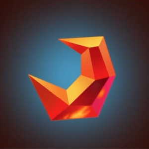 燃え上がるかけらの画像