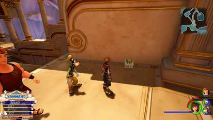 ミスリルのかけらの場所（天界/回廊）