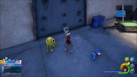 フェンサーピアスの場所（ドア倉庫）