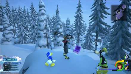 ブリザドチョーカーの場所（北の山/樹氷の森）