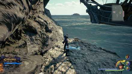 風水カフスの場所（後悔の門）