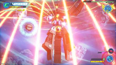 2回目のレーザー攻撃範囲