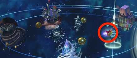 トンベリの星座場所