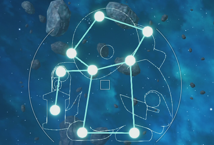 トンベリの星座の形