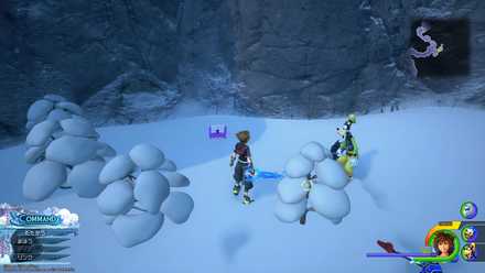 フォースリングの場所（北の山/雪原）