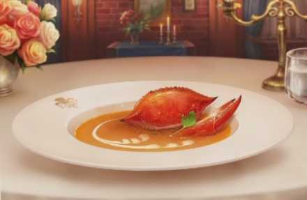 渡りガニのビスク