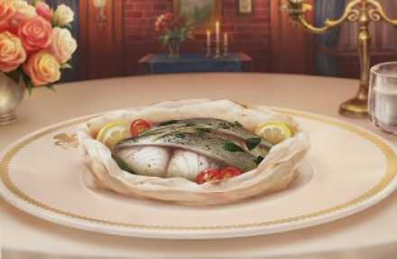 スズキの紙包み焼