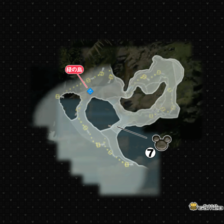 縁の島の幸運のマーク